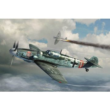   Trumpeter Bf 109G-6 Late Vadászrepülőgép műanyag modell (1:32)