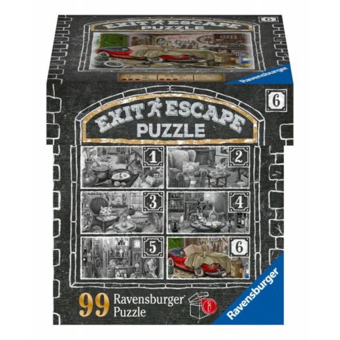 Ravensburger Exit Az udvarház garázsa - 99 darabos puzzle