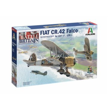   Italeri Fiat CR.42 Falco vadászrepülőgép műanyag modell (1:72)