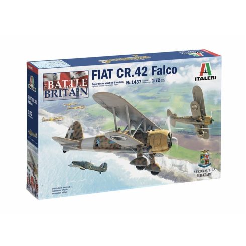 Italeri Fiat CR.42 Falco vadászrepülőgép műanyag modell (1:72)