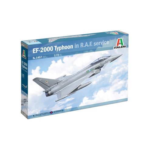 Italeri EF-2000 Typhoon In R.A.F. Service vadászrepülőgép műanyag modell (1:72)