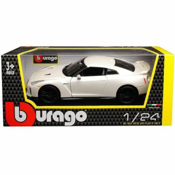 Bburago Nissan GT-R 2017 autó fém modell - (1:24)