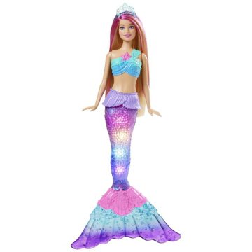 Mattel Barbie Dreamtopia Világító szőke sellő baba