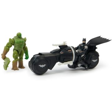   Spin Master DC Batman Figura - Batman vs. Mocsárlény + Batcycle