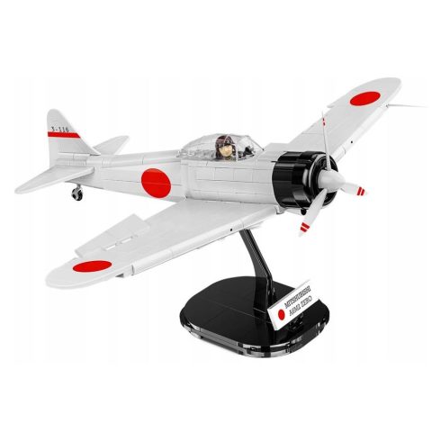 Cobi Mitsubishi A6M2 Zero-Sen repülőgép 347 darabos építő készlet