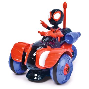   Jada Toys Marvel Spidey Amazing friends - RC Miles Morales Techno Racer távirányítós autó - Fekete