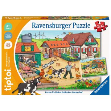   Ravensburger Apró felfedezőknek: A Farm - 2x12 darabos puzzle