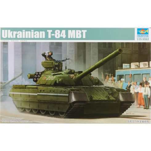 Trumpeter Ukrainian T-84 MBT harckocsi műanyag modell (1:35)