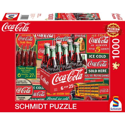 Schmidt Spiele Coca-Cola Klasszikus - 1000 darabos puzzle