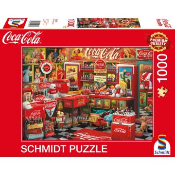   Schmidt Spiele Coca-Cola Nosztalgiabolt - 1000 darabos puzzle