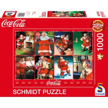 Schmidt Spiele Coca-Cola Mikulás - 1000 darabos puzzle