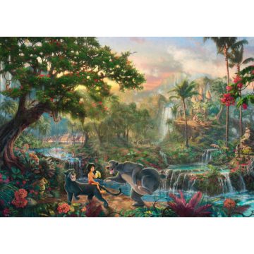   Schmidt Spiele Thomas Kinkade Disney A dzsungel könyve - 1000 darabos puzzle