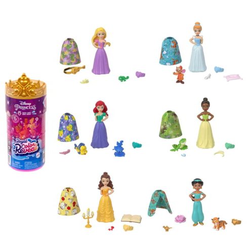 Mattel Disney Prinzessin: Royal Color Reveal Meglepetés baba többfajta