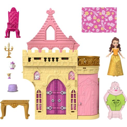 Mattel Disney Prinzessin Belle baba kastélya