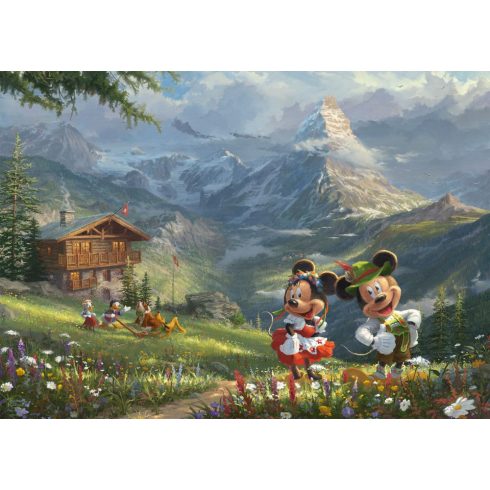 Schmidt Spiele Disney Mickey & Minnie az Alpokban - 1000 darabos puzzle