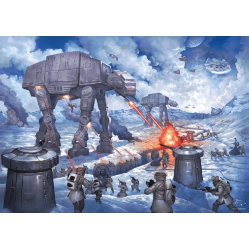 Schmidt Spiele Star Wars Hoth-i csata - 1000 darabos puzzle