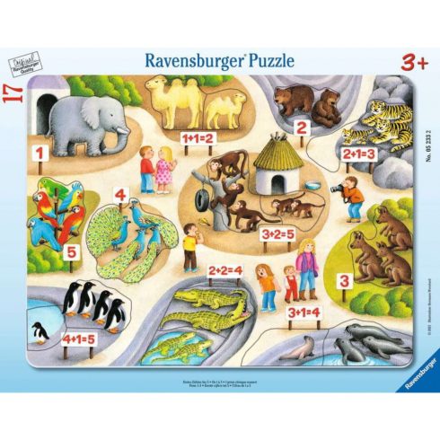 Ravensburger Első számolás 5-ig - 17 darabos puzzle