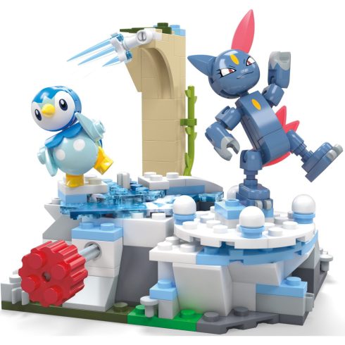 Mattel MEGA Pokémon Piplup and Sneasel's Snow Day 183 darabos építő készlet