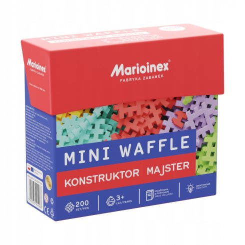 Marionex Mini Waffle Majster 200 darabos építő készlet