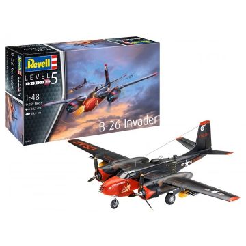 Revell B-26C Invader repülőgép műanyag modell (1:48)