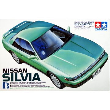   Tamiya Nissan Silvia KS autó műanyag összeépíthető makett (1:24)