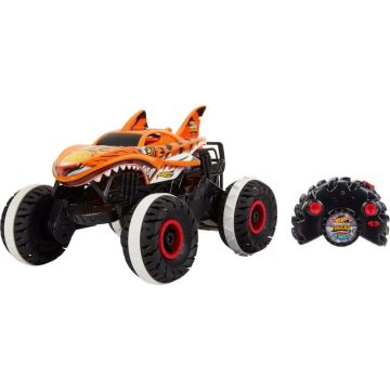   Hot Wheels Monster Trucks Tiger Shark távirányítós kisautó