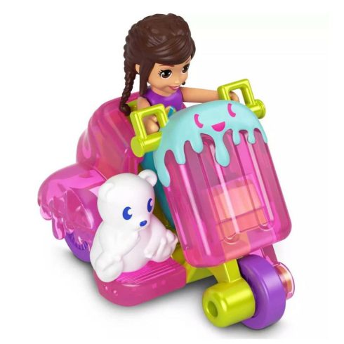 Mattel Polly Pocket Pollyville - Fagyos robogó