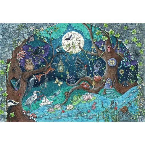 Ravensburger Fantasztikus erdő - 500 darabos fa puzzle