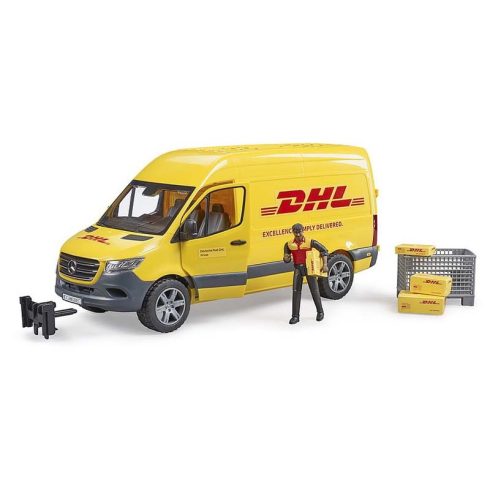 Bruder Sprinter DHL Furgon Kiegészítőkkel