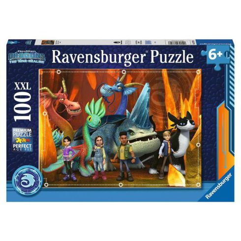 Ravensburger Sárkányok: A 9 világ - 100 darabos puzzle