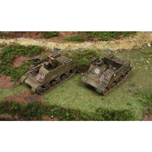 Italeri M7 Priest és Kangaroo katonai jármű műanyag modellek (1:72)