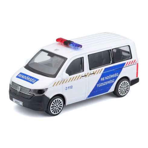 Bburago VW T6 rendőrségi tűzszerész autó fém modell (1:43)