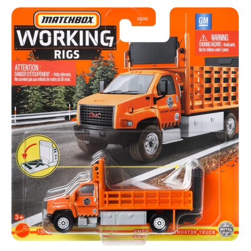 Matchbox Working Rigs 3500 Attenuator Truck kisautó