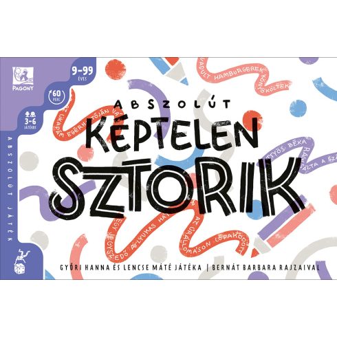 Pagony kiadó Abszolút képtelen sztorik Fejlesztő társasjáték