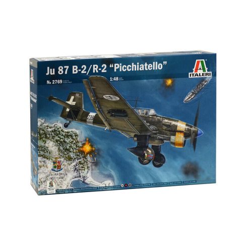 Italeri JU 87 B-2/R-2 Picchiatello repülő műanyag modell (1:48)