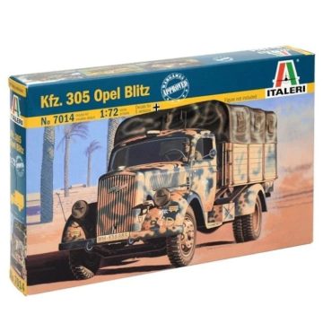   Italeri Opel Blitz II. világháborús német teherautó műanyag modell (1:72)