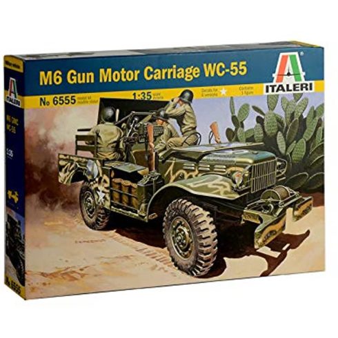 Italeri Gun Motor Carrige harci jármű műanyag modell (1:35)