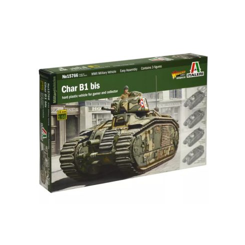 Italeri Char B1 bis harckocsi műanyag modell (1:56)