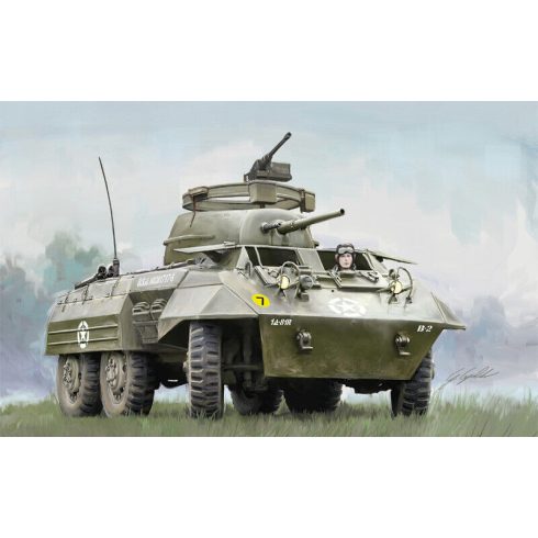 Italeri M8/M20 páncélautó műanyag modell (1:56)