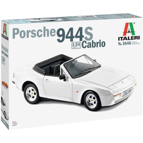 Italeri Porsche 944 S Cabrio sportautó műanyag modell (1:24)