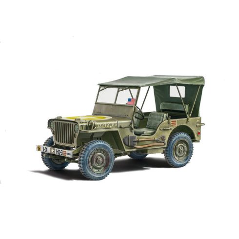 Italeri Jeep Willys MB terepjáró műanyag modell (1:24)