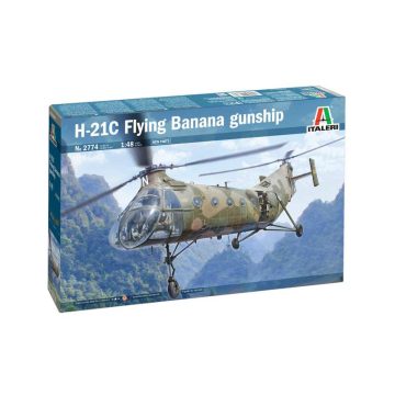   Italeri H-21C Flying Banana G helikopter műanyag modell (1:48)