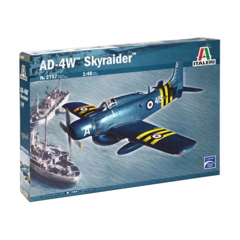 Italeri AD-4W Skyraider repülőgép műanyag modell (1:48)