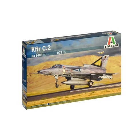 Italeri Kfir C.2/C.7 repülőgép műanyag modell (1:72)