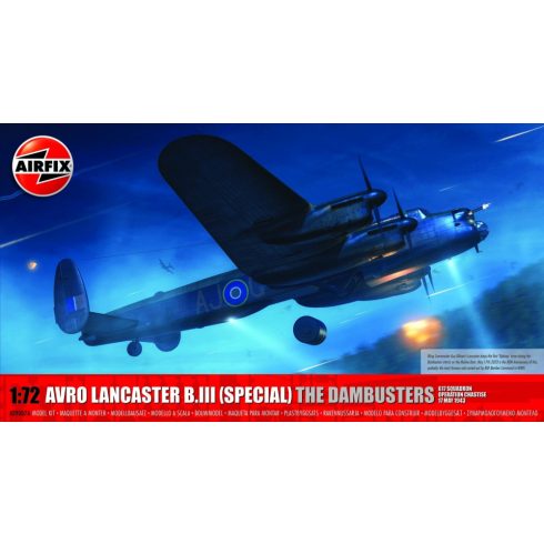 Airfix Avro Lancaster B.III Special The Dambusters repülőgép műanyag modell (1:72)