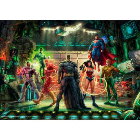 Schmidt Spiele Thomas Kinkade Studios DC Super Hero Az Igazság Ligája - 1000 darabos puzzle