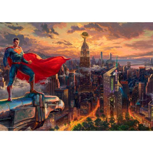 Schmidt Spiele Thomas Kinkade Superman - Metropolis védelmezője - 1000 darabos puzzle