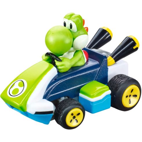 Carrera RC Mario Kart Mini RC - Yoshi távirányítós autó - Kék/zöld