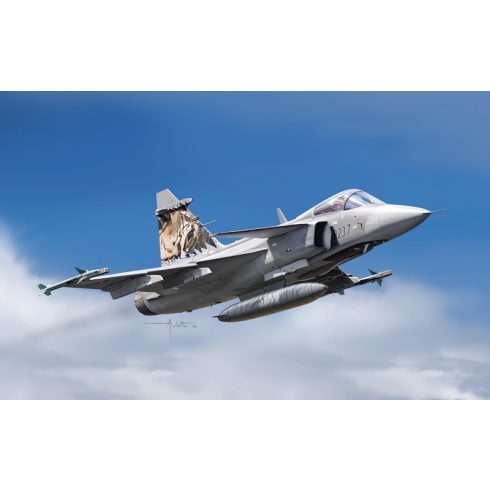 Italeri Jas 39 Gripen repülőgép műanyag modell (1:72)