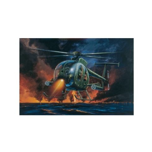 Italeri AH-6 Night Fox helikopter műanyag makett (1:72)